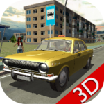 russian taxi simulator 3d android application logo